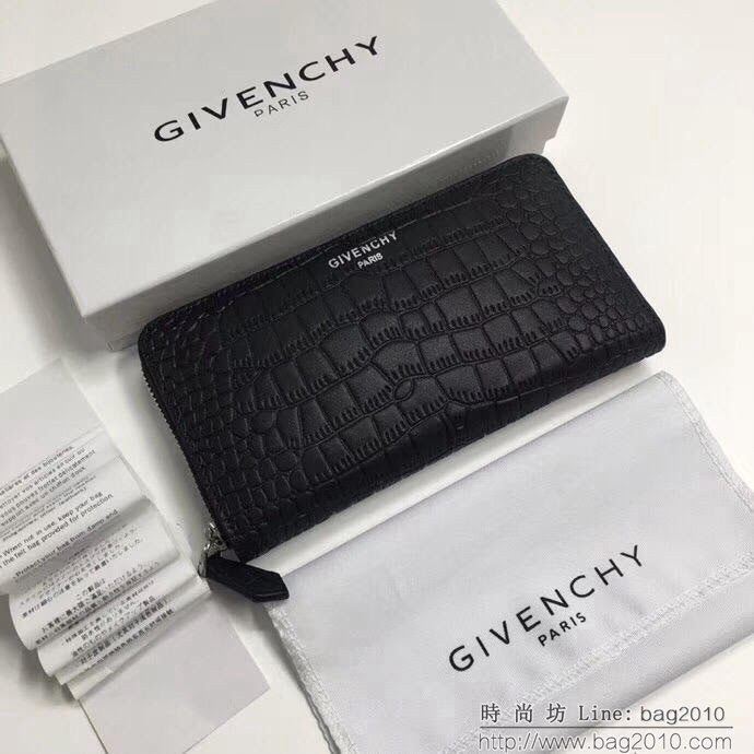 GlVENCHY紀梵希 2018最新 熱賣款式 專櫃品質 頂級進口牛皮 原版五金 拉鏈錢包 091888  tsg1007